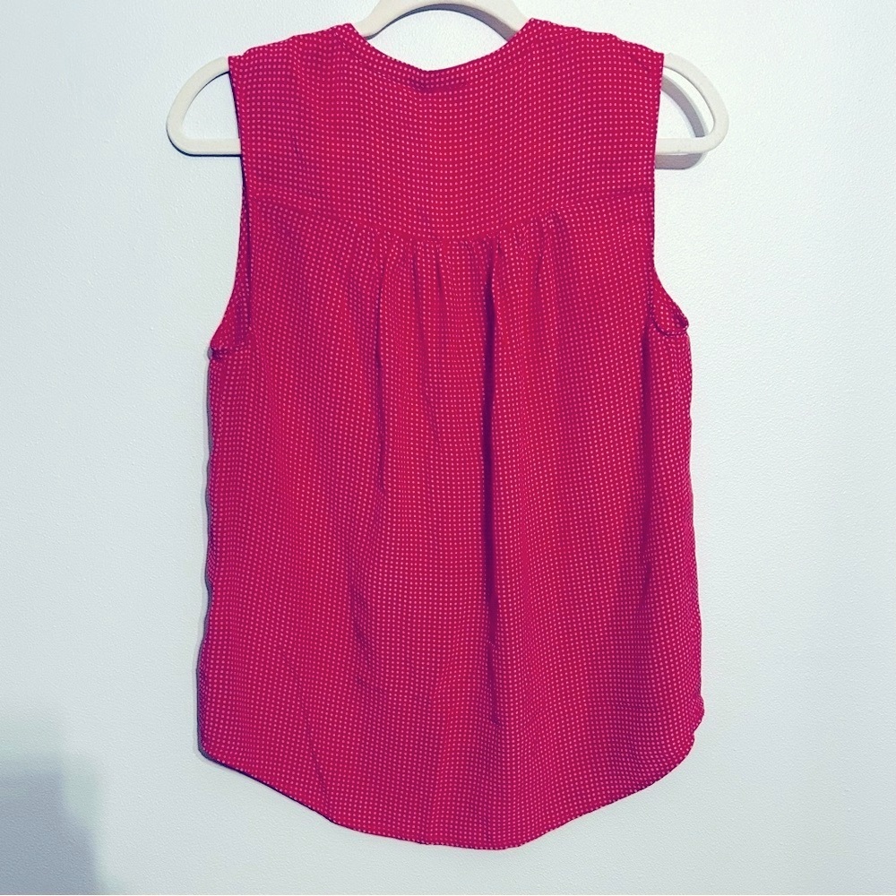 125. Joie Finnegan B Rose Pink 100% Silk Sleeveless Top - Picture 2 of 3